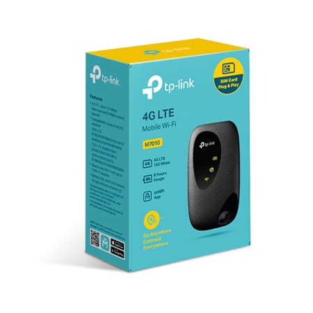 Router Inalámbrico 4G TP-Link M7010 300Mbps/ 2.4GHz/ 1 Antena/ WiFi 802.11b/g/n