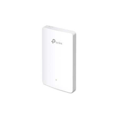 Punto de Acceso Inalámbrico TP-Link Omada EAP615-WALL/ WiFi 6/ PoE/ 1800Mbps/ 2.4GHz 5GHz/ Antenas de 4dBi/ WiFi 802.11 ax/ac/a/