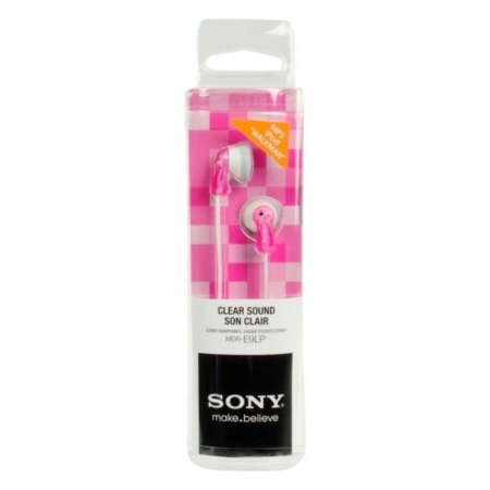 Auriculares sony mdre9lpp boton rosa