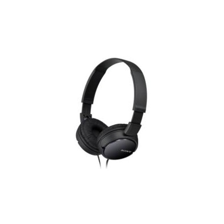 Auriculares Sony MDR-ZX110B/ Jack 3.5/ Negros
