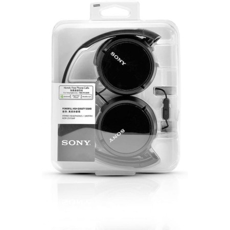 Auriculares sony mdrzx110apb - negro - pleglable - microfono