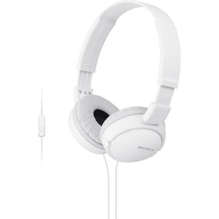 Auriculares sony mdrzx110apw - blanco - pleglable - microfono