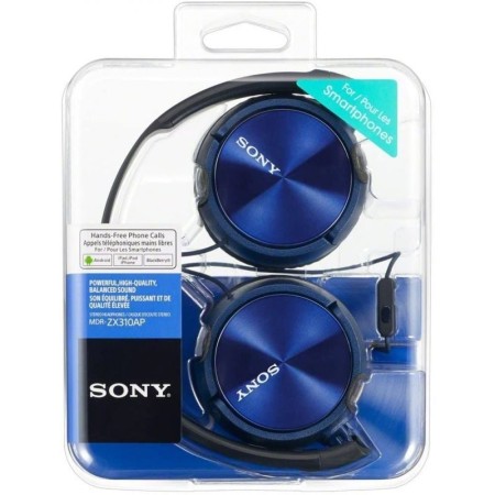 Auriculares sony mdr - zx310apl azul