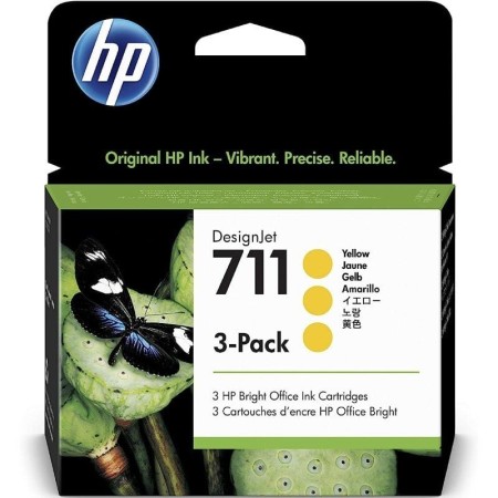 Cartucho de Tinta Original HP nº711 Multipack/ 3x Amarillo