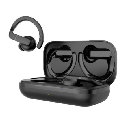 Auriculares Deportivos Bluetooth Daewoo DW2003 con estuche de carga/ Autonomía 8h/ Negros