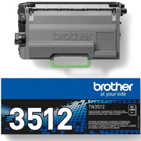 Toner brother tn3512 negro 12000 páginas hll6300dw - l6400dw - dcpl6600dw