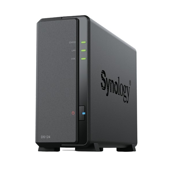 Servidor nas synology disk station ds124 1gb 1 bahias gigabit ethernet