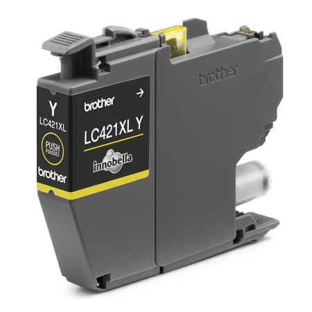Cartucho de Tinta Original Brother LC421XL Alta Capacidad/ Amarillo