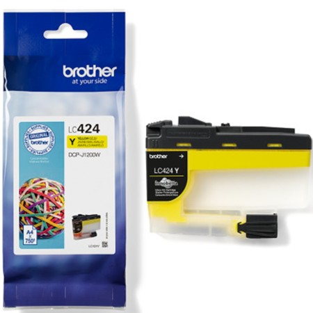 Brother Cartucho LC424Y Amarillo