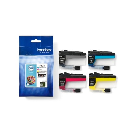 Cartucho de Tinta Original Brother LC424VAL/ Multipack/ Cian/ Magenta/ Amarillo/ Negro