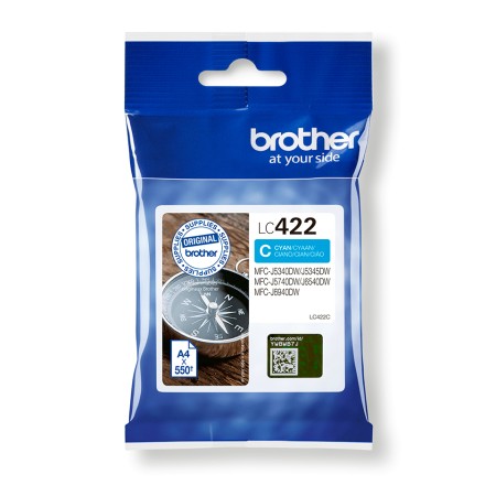 Cartucho de Tinta Original Brother LC-422/ Cian