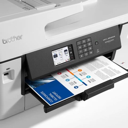 Multifuncion brother inyeccion color mfcj6540dwe fax - a3 - 28ppm - 256mb - usb - red - wifi - wifi direct - duplex impresion - 