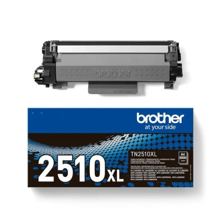 Toner brother tn2510xl negro 3000 paginas