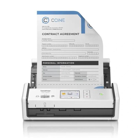 Escaner sobremesa brother ads1800w - 30ppm - duplex automatico - usb 2.0 - usb tipo c - wifi - adf 20 hojas
