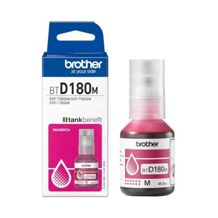 Botella tinta brother btd180m magenta 5000 paginas