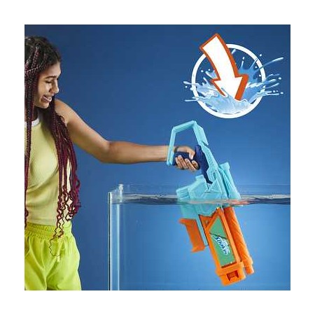 Pistola hasbro nerf super soaker mega dunk fill