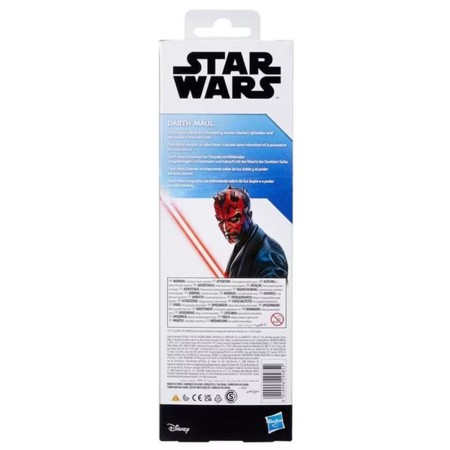 Figura hasbro star wars titan hero darth maul