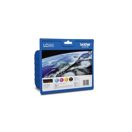 Cartucho de Tinta Original Brother LC- 985 Multipack/ Cian/ Magenta/ Amarillo/ Negro