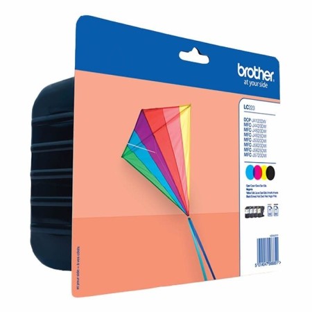 Pack cartuchos tinta brother lc223valbp negro cian magenta amarillo 550 paginas