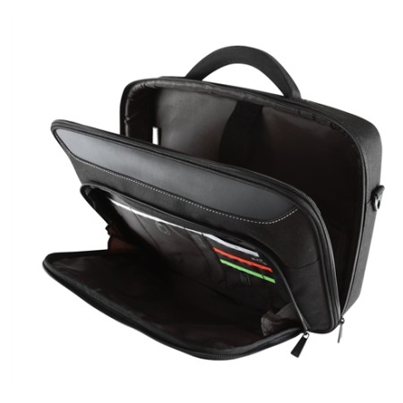 Maletin targus clamshell classic+ 17 - 18 pulgadas pulgadas negro - rojo