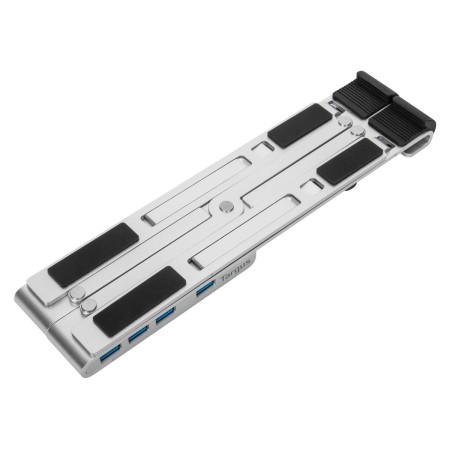 Base para portatil targus con hub integrado 4x usb - a plata