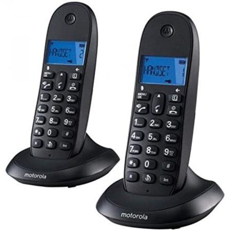MOTOROLA C1002 LB+ Telefono DECT DUO Gris-Granate