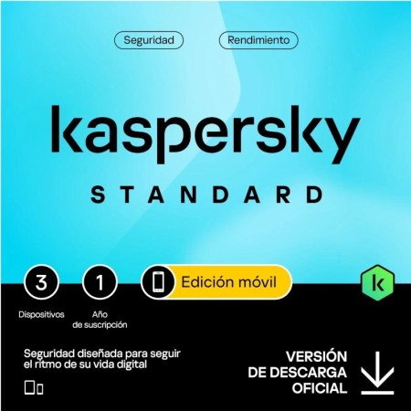 Kaspersky Standard Mobile para Android/ 3 Dispositivos/ 1 Año