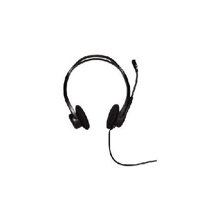 Auriculares Logitech Headset PC 960/ con Micrófono/ USB/ Negros