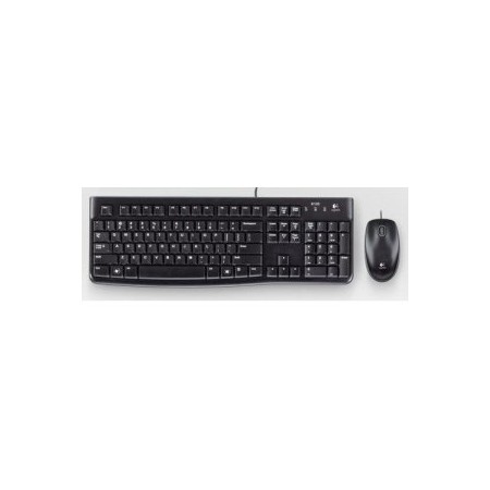 Teclado + mouse logitech mk120 optico usb 2.0 negro portugues