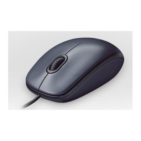 Logitech M90 ratón óptico 1000dpi USB negro