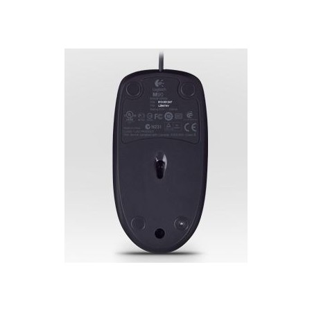 Logitech M90 ratón óptico 1000dpi USB negro