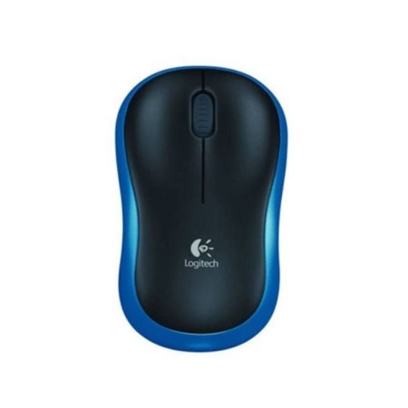 Mouse raton logitech m185 optico wireless inalambrico azul 2.4ghz