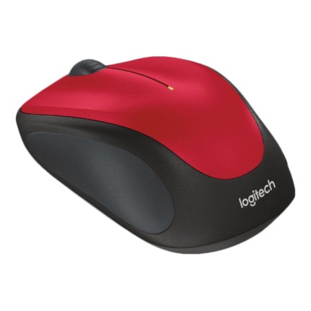 Mouse raton logitech m235 optico wireless inalambrico rojo
