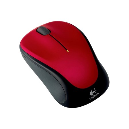 Mouse raton logitech m235 optico wireless inalambrico rojo