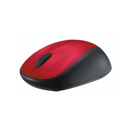 Mouse raton logitech m235 optico wireless inalambrico rojo