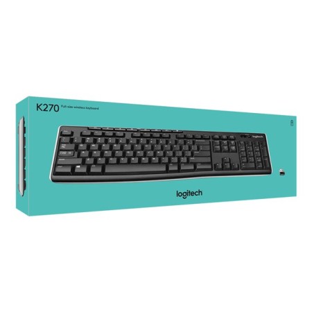 Teclado logitech k270 negro wireless inalambrico 2.4ghz