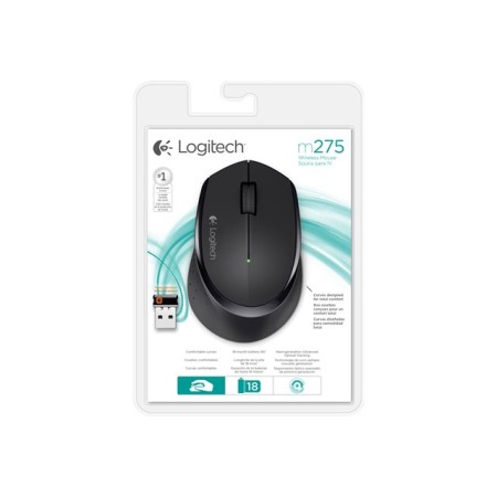 Mouse raton logitech m280 optico wireless inalambrico negro