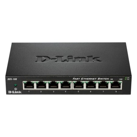 Switch D-Link DES-108 8 Puertos/ RJ-45 10/100