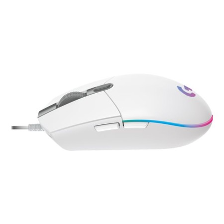 Mouse raton logitech g102 lightsync blanco gaming 8.000 dpi 6 botones