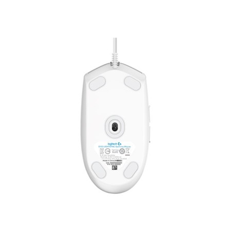 Mouse raton logitech g102 lightsync blanco gaming 8.000 dpi 6 botones