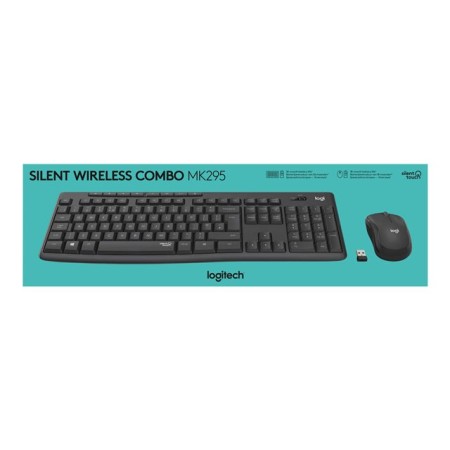Logitech MK295 Teclado y raton inalambrico Negro
