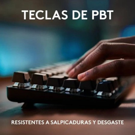 Teclado gaming logitech g413 se mecanico usb negro