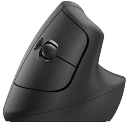 Ratón Vertical Inalámbrico Logitech Lift Vertical Ergonomic Mouse Business/ Hasta 4000 DPI/ Grafito