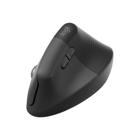 Ratón Vertical Inalámbrico Logitech Lift Vertical Ergonomic Mouse Business/ Hasta 4000 DPI/ Grafito