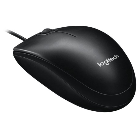 Ratón Logitech M100/ Hasta 1000 DPI/ Negro