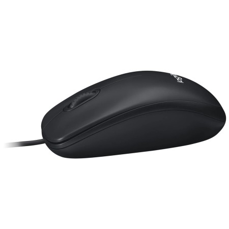 Ratón Logitech M100/ Hasta 1000 DPI/ Negro