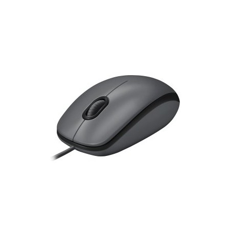 Ratón Logitech M100/ Hasta 1000 DPI/ Negro
