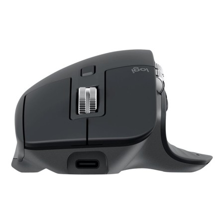 Ratón Ergonómico Inalámbrico Logitech MX Master 3S For Business/ Batería recargable/ Hasta 8000 DPI/ Grafito