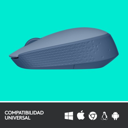 Ratón Inalámbrico Logitech M171/ Hasta 1000 DPI/ Gris Azulado