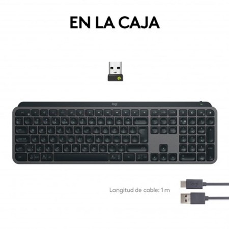 Teclado Inalámbrico por Bluetooth Logitech MX Keys S